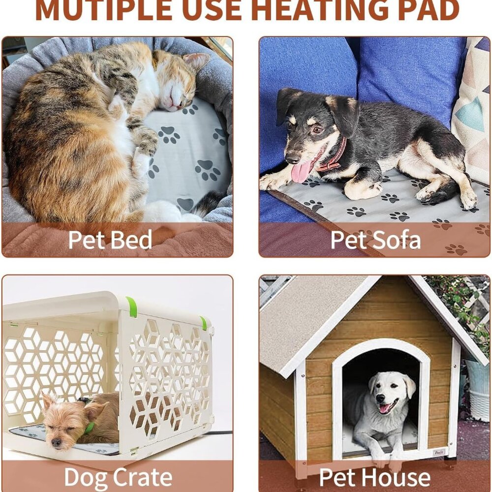 Extra Large Dog Heating Pad 47x30 in with Smart Thermostat Switch - Picture 8 of 9